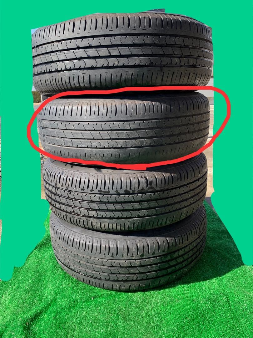 50プリウス純正 タイヤホイールキャップ4本セット ブリヂストン　ノーマルタイヤ