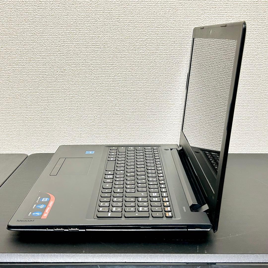 Lenovo Ideapad SSD起動 ノートPC Win11 ③ ブラック
