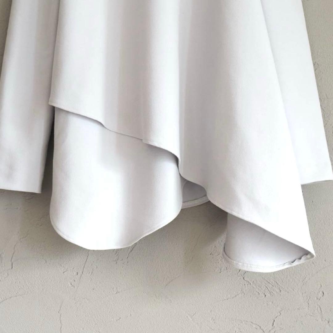 YOKO CHAN レイヤード アシンメトリー ヘムブラウス