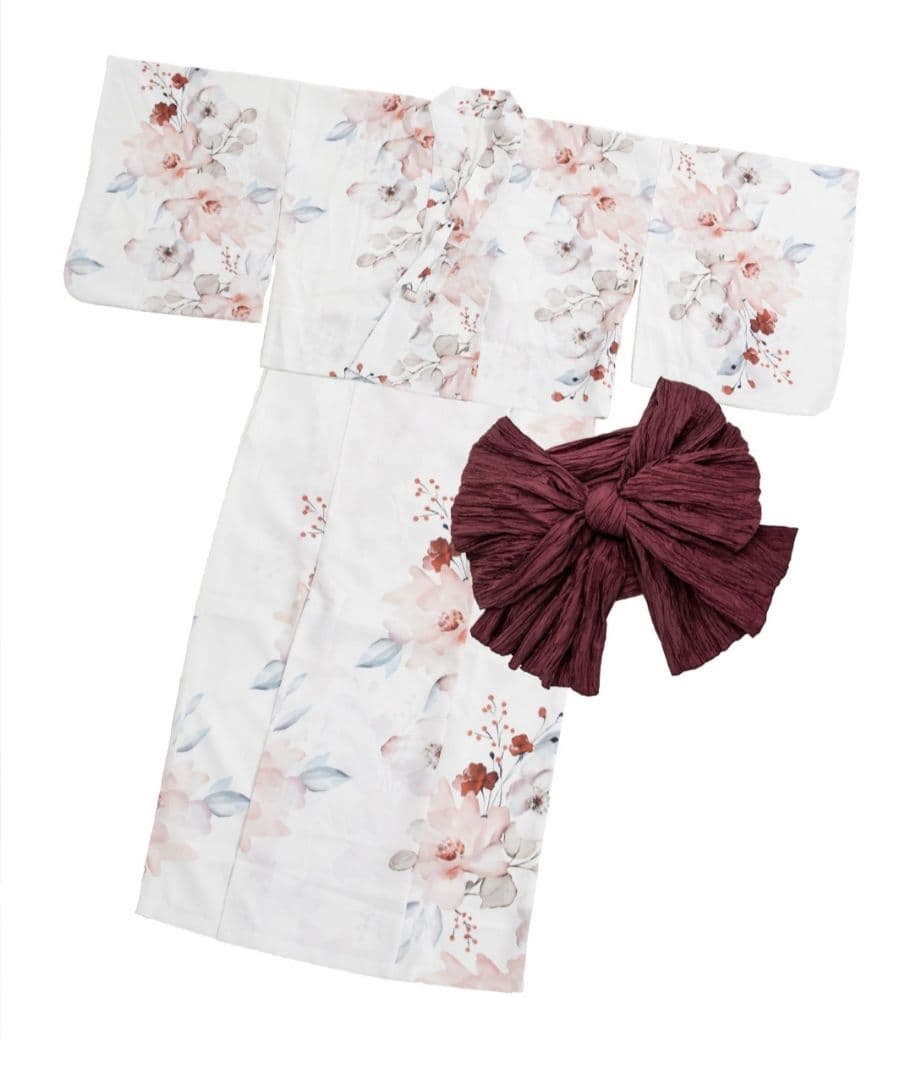 Dita　ディータ　 2way ワンピース浴衣　キャミソール浴衣　水彩の幻想牡丹