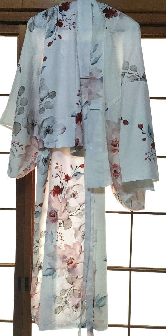 Dita　ディータ　 2way ワンピース浴衣　キャミソール浴衣　水彩の幻想牡丹