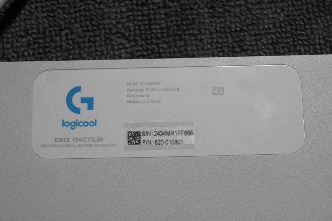 Logicool G ゲーミングキーボード G813 有線 ホワイト