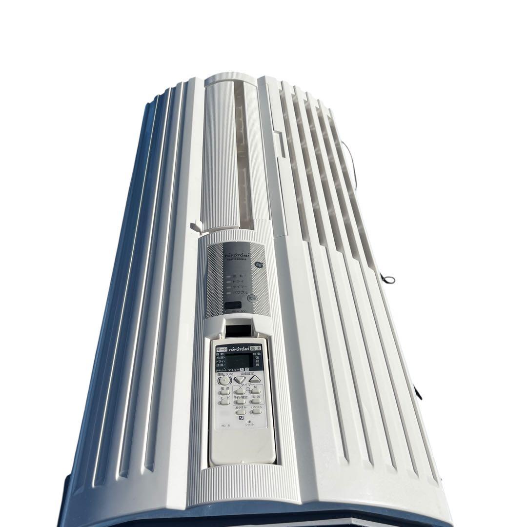 美品 動作確認済み　トヨトミ 窓用エアコン 8畳 TIW-A180G