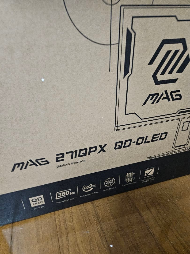 MSI QD-OLED ゲーミングモニター 360hz 26.5インチ