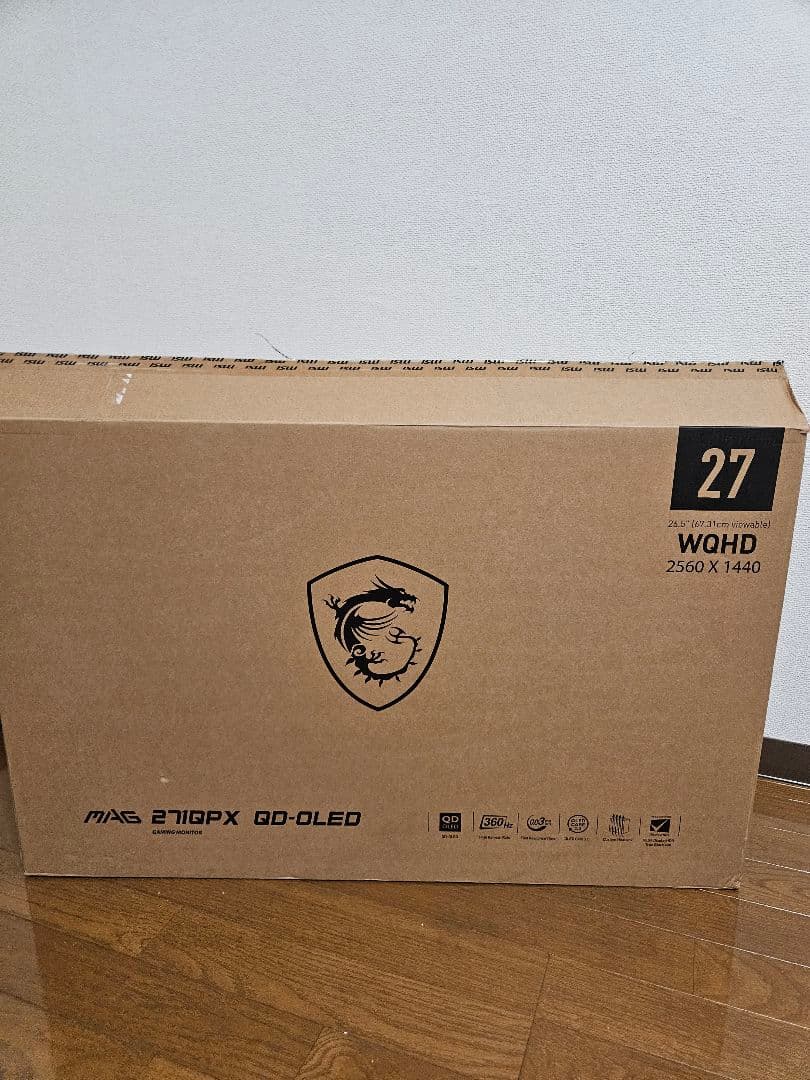 MSI QD-OLED ゲーミングモニター 360hz 26.5インチ