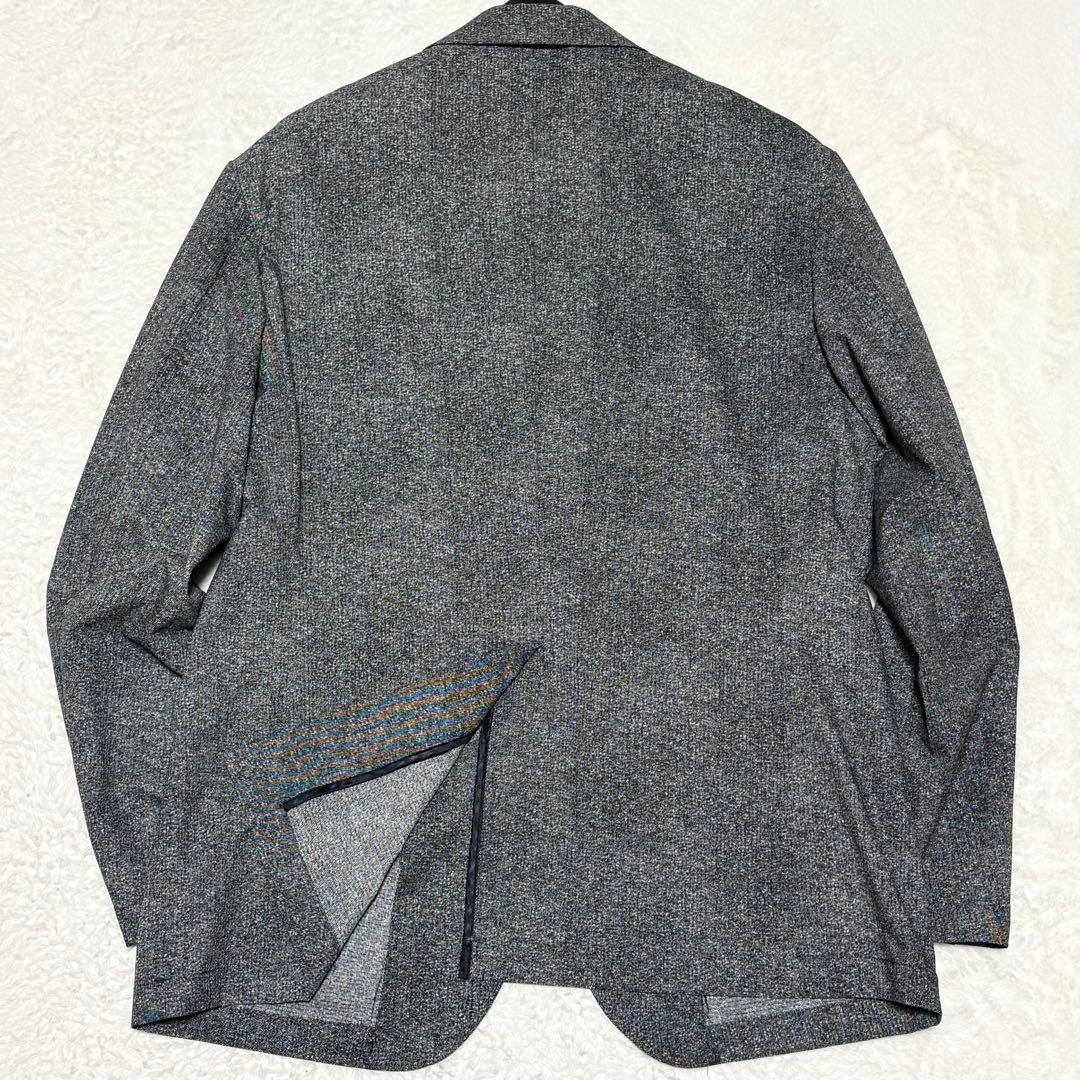 極美品/L タケオキクチ tk セットアップ ストレッチ 洗えるスーツ グレー