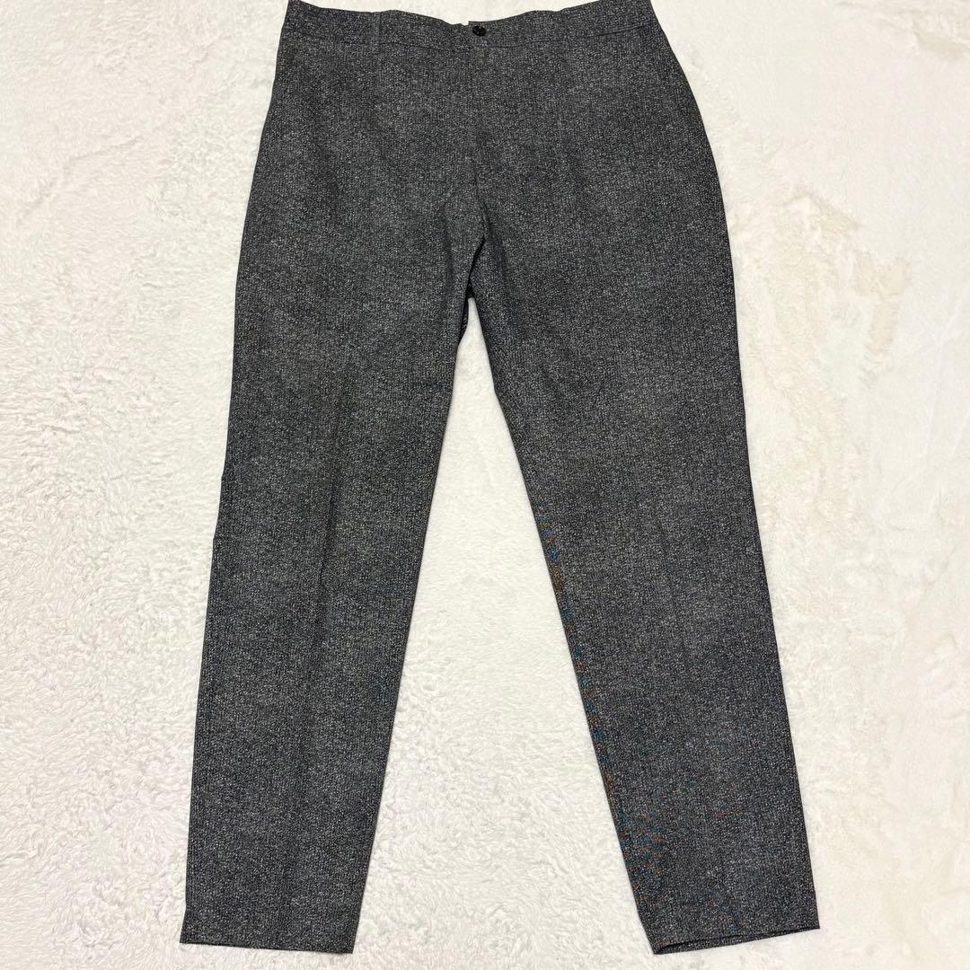 極美品/L タケオキクチ tk セットアップ ストレッチ 洗えるスーツ グレー