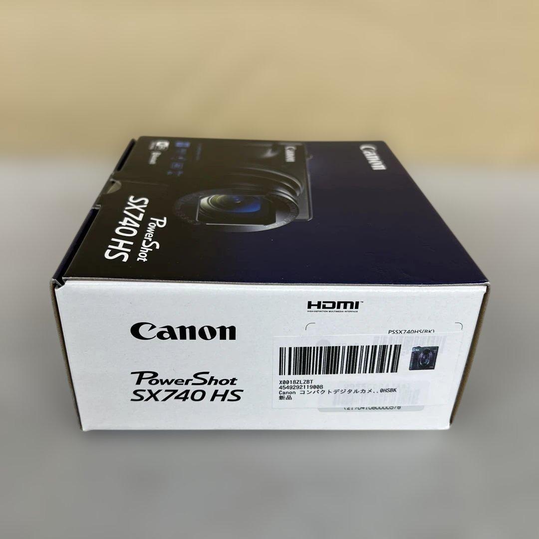 601498 Canon PowerShot SX740 HS ブラック
