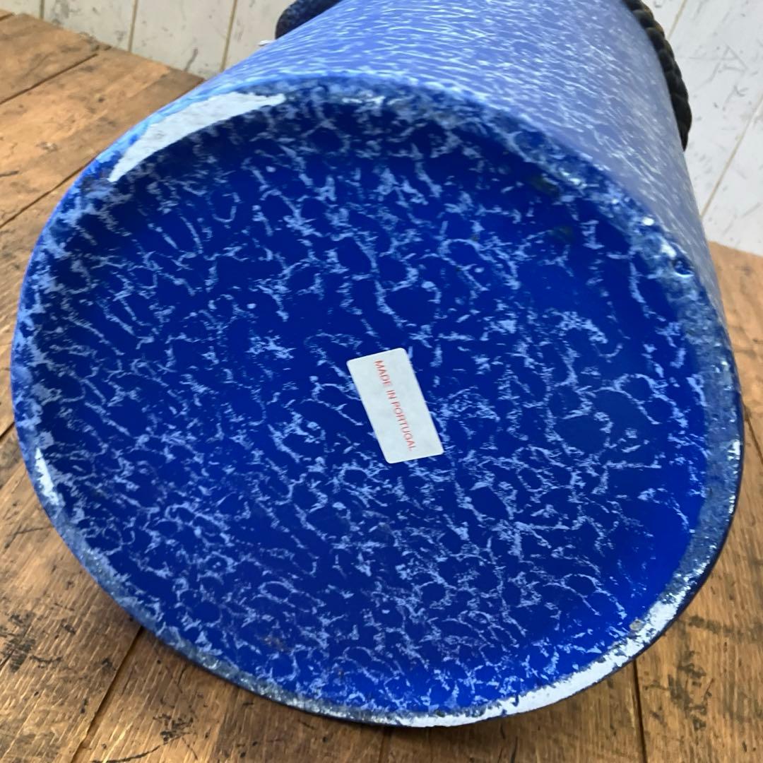 ヴィンテージ ポルトガル 陶器製 焼き物 傘立て アンブレラスタンド ゴミ箱