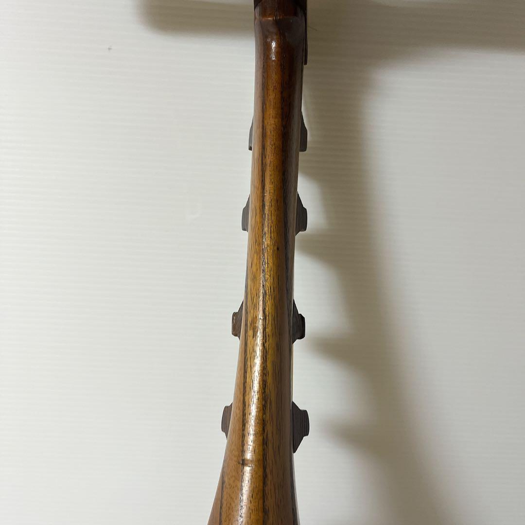 筑前琵琶 五弦 レトロ 弦楽器 ヴィンテージ 時代物 古美術