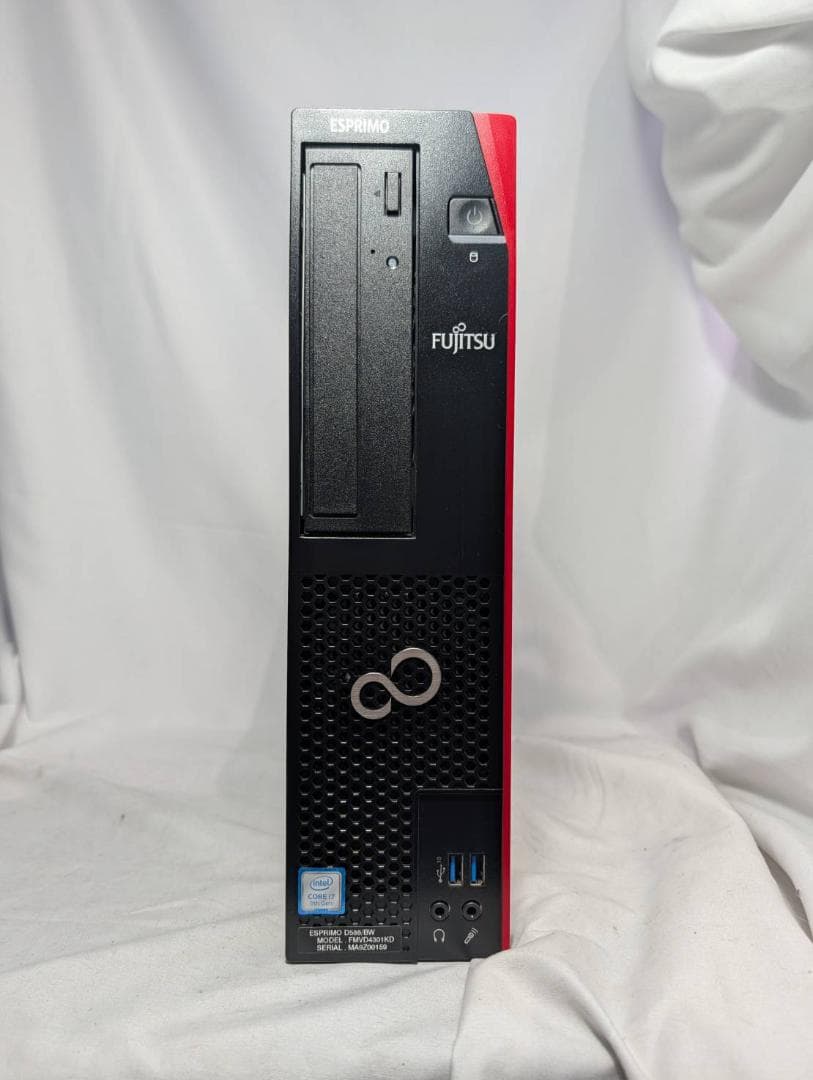 富士通 D588/BW i7/8GB/SSD256+HDD1TB/Win11