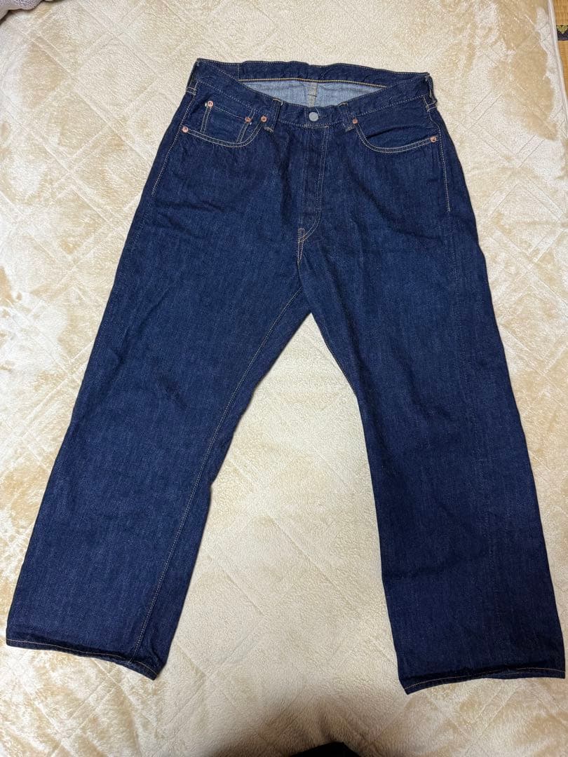 FULLCOUNT フルカウント　0105 ワイドデニム　濃紺