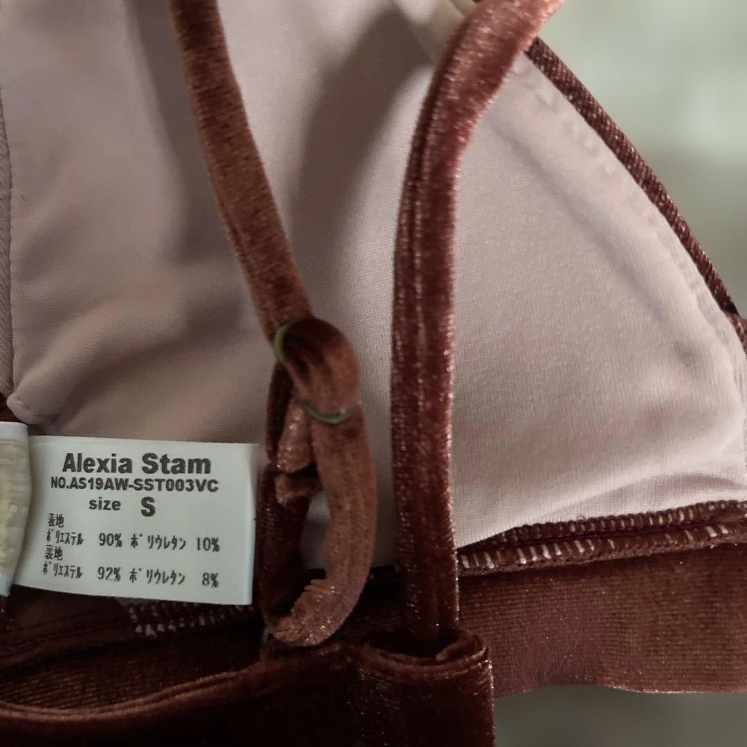 アリシアスタン　ビキニ上下　ベロア生地