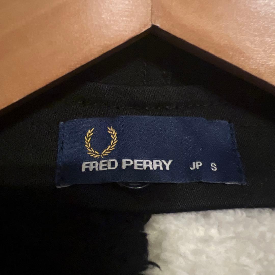 FRED PERRY ブラック モッズコート JP S