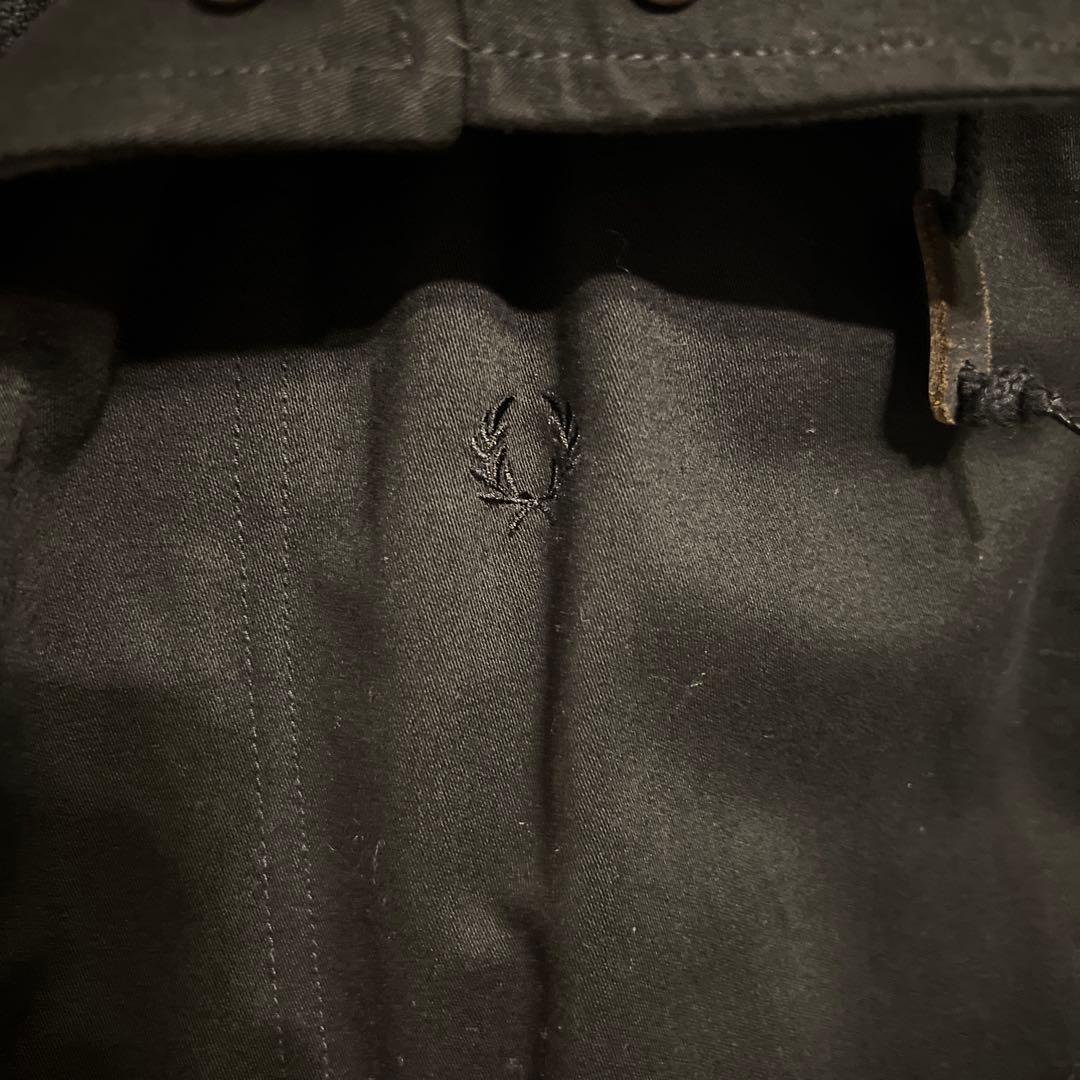 FRED PERRY ブラック モッズコート JP S