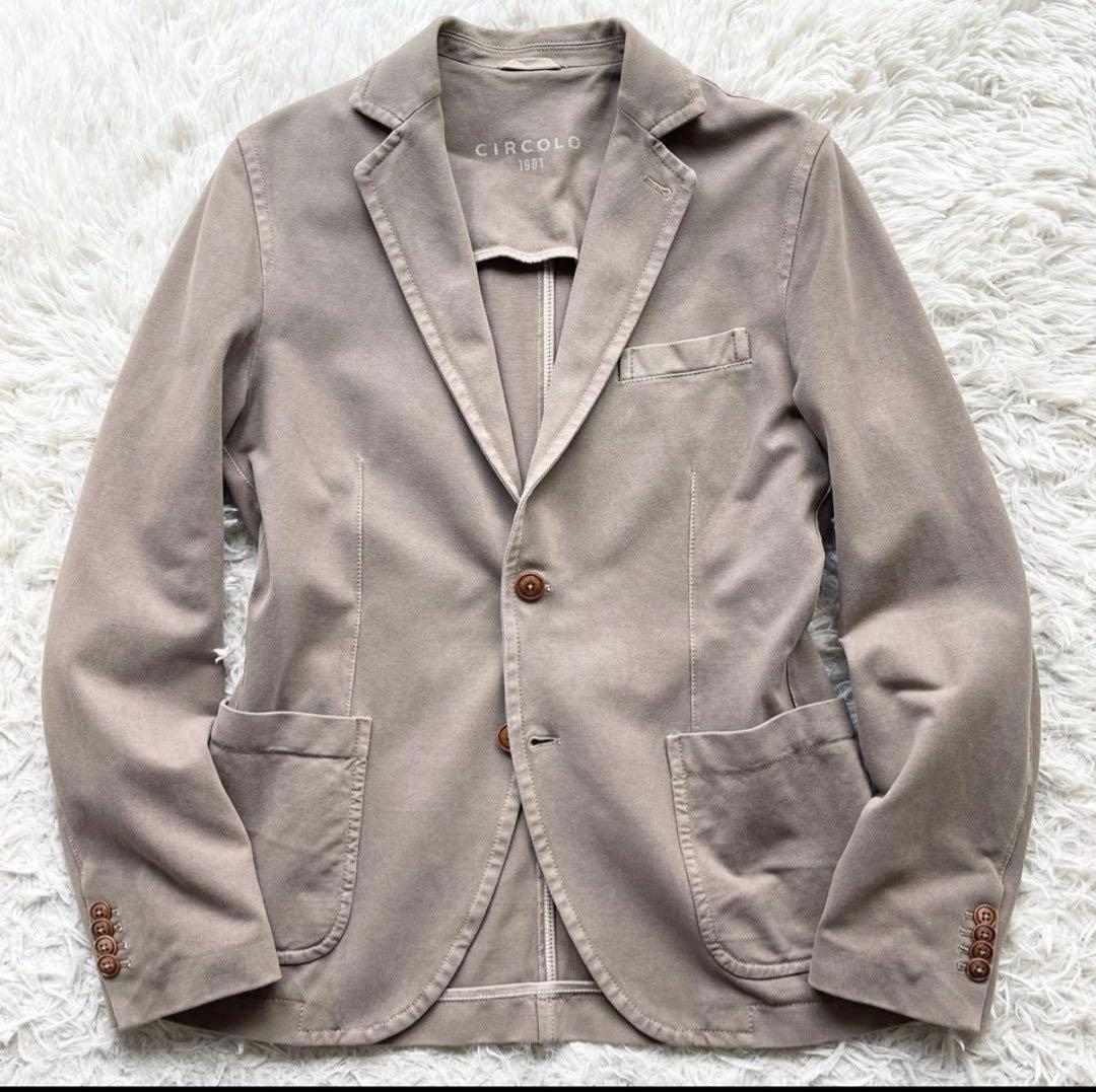 k*a様 CIRCOLO ストレッチ アンコンジャケット パイピング ロゴ刻印ウ