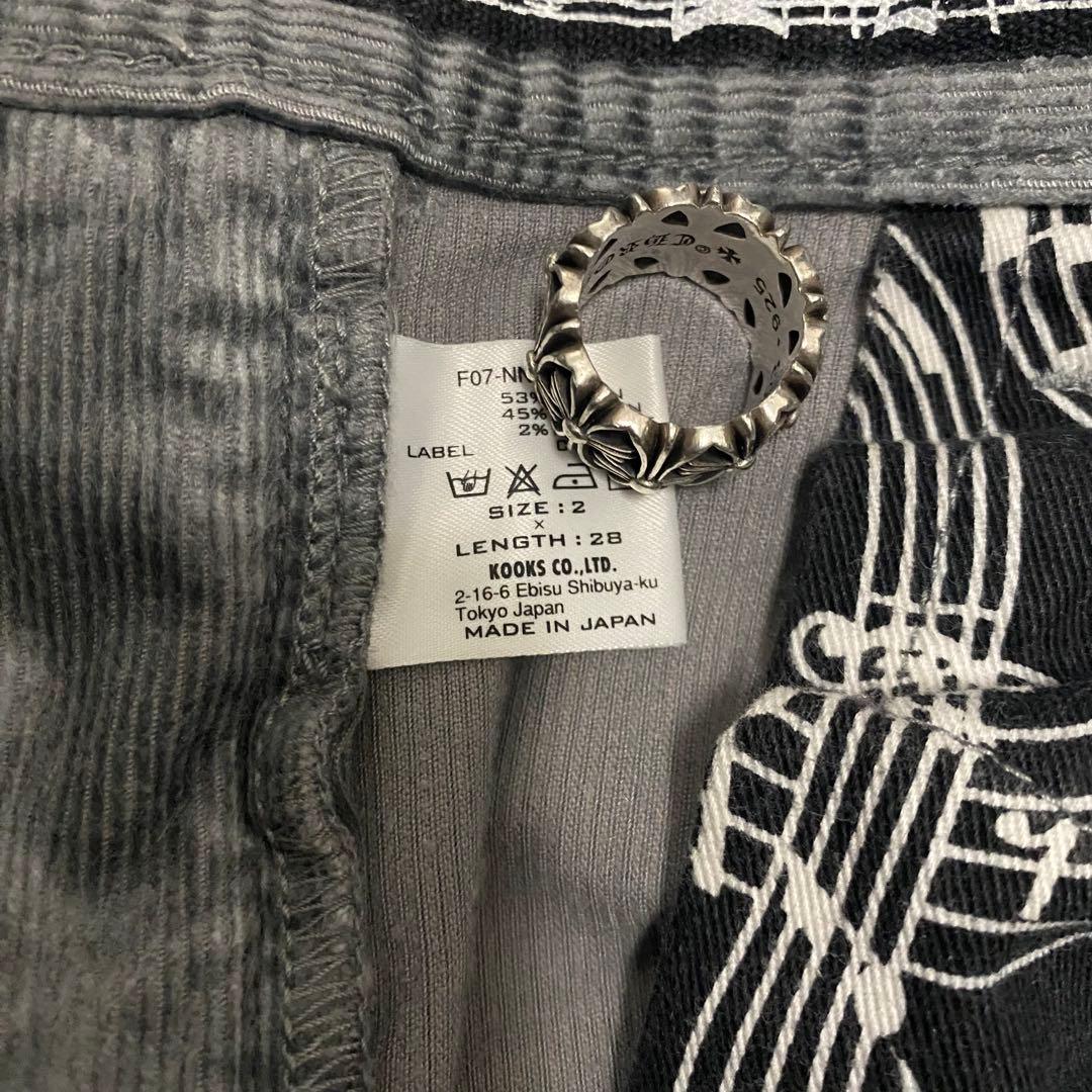 07aw Number (n)nien pain期 コーデュロイデニム 2×28