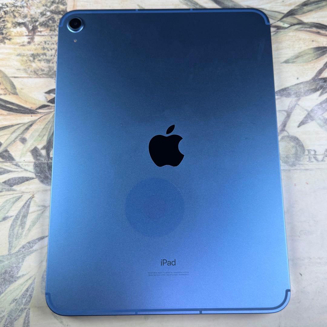 iPad 10世代 64GB Wi-Fi Cellular ブルー SIMフリー