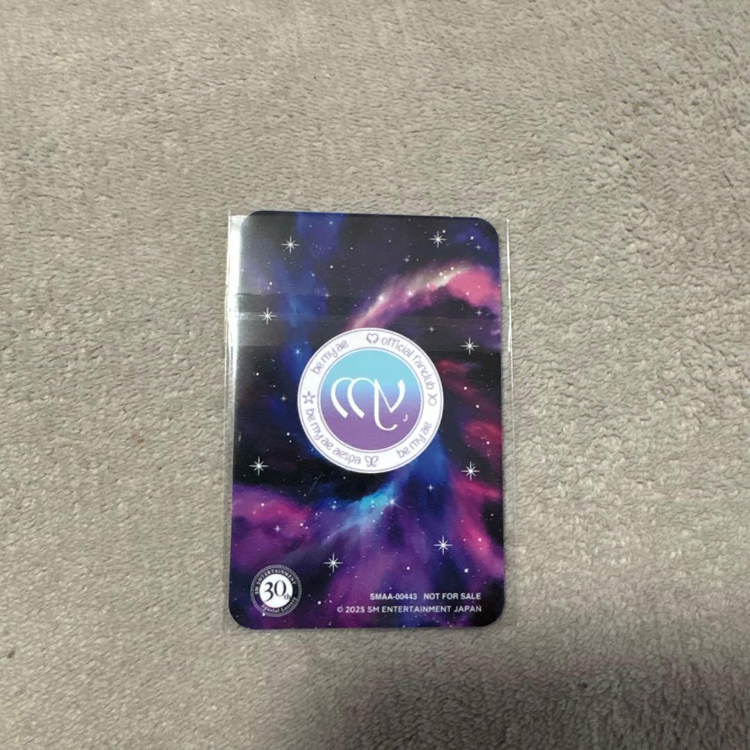 aespa ニンニン　sm30周年anniversary抽選会 トレカ