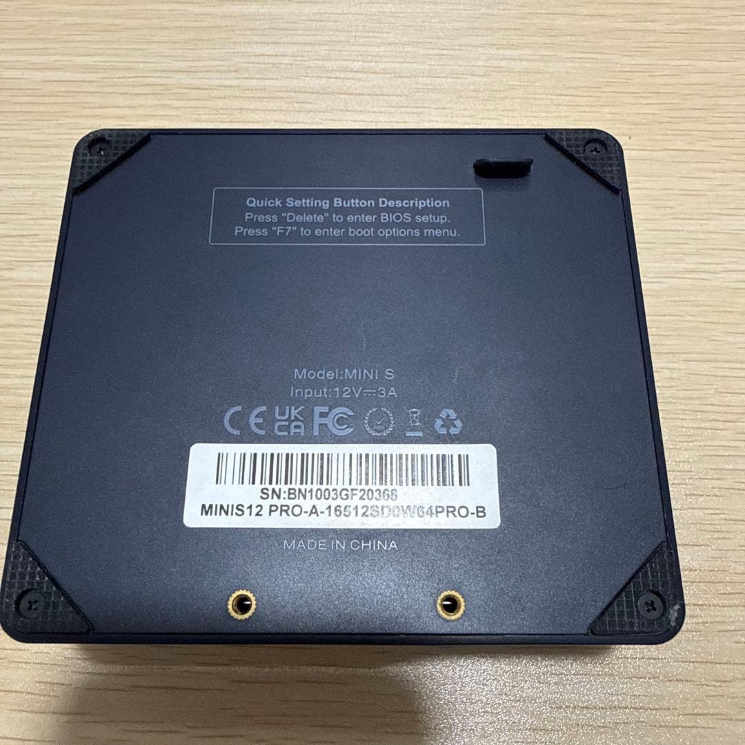 ミニPC Beelink MINI S12 Pro N100 16GB