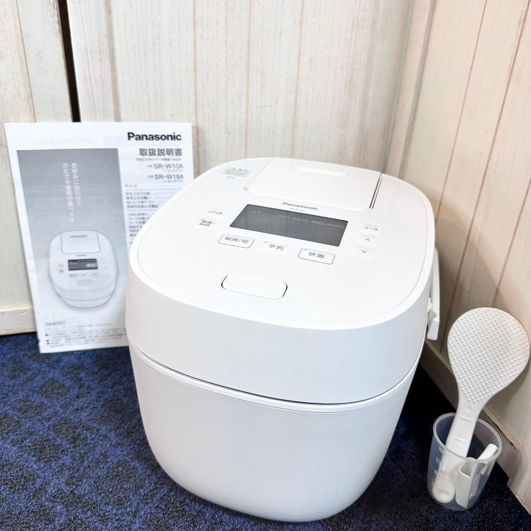Panasonic パナソニック 可変圧力IHジャー炊飯器 SR-W18A 1升