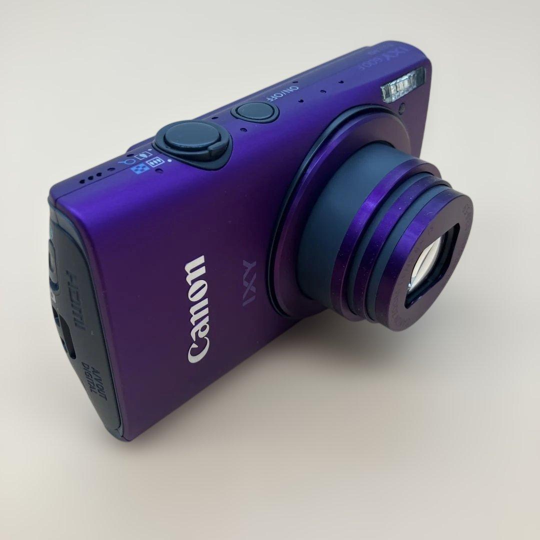 【美品】【即購入OK】Canon IXY 600F デジタルカメラ パープル