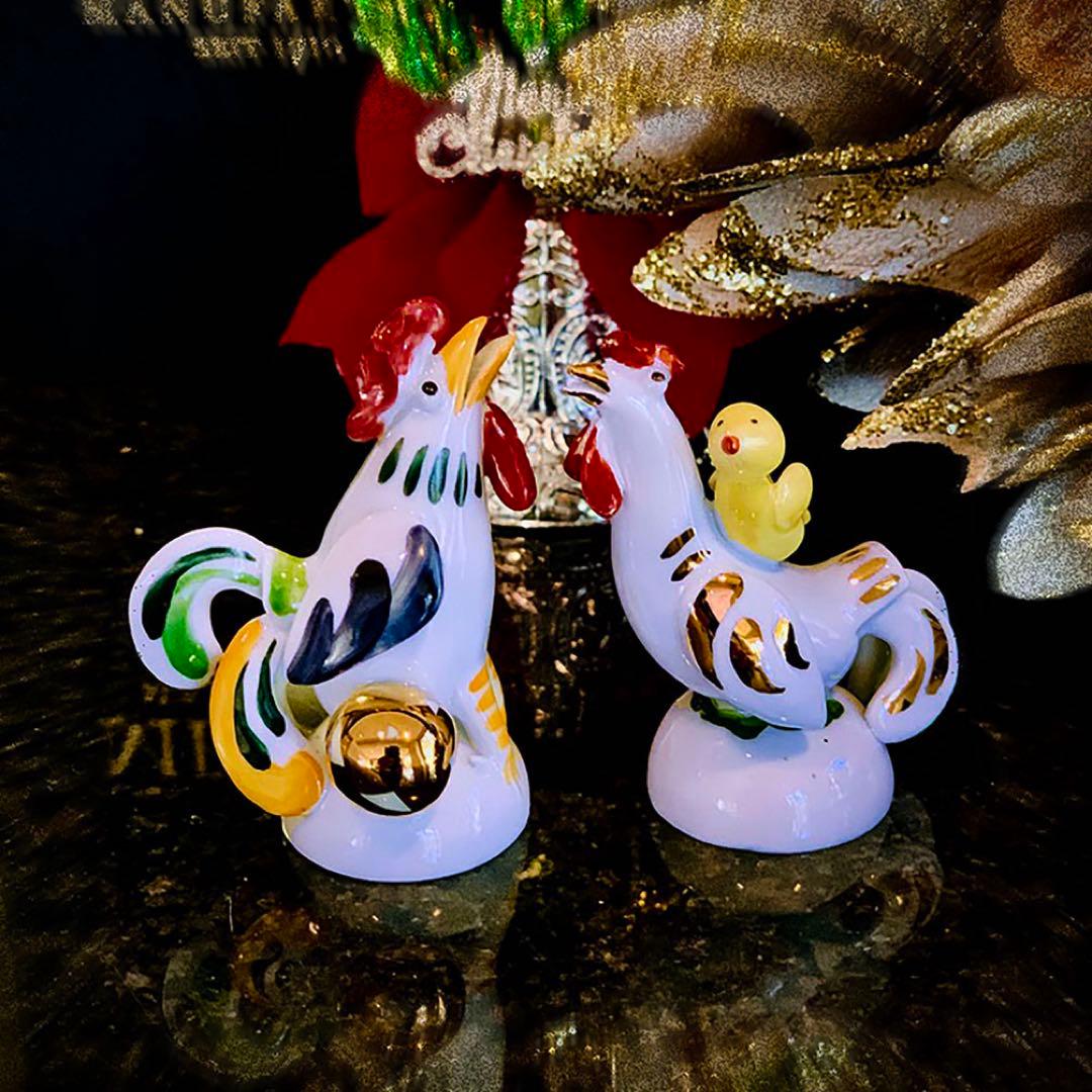 k*様 □美品☆ マイセン　手びねり　干支　鳥　酉　置物　限定　箱つき