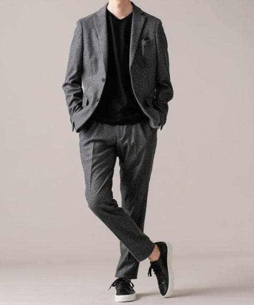 ★ナノユニバース 24G 圧縮ジャージスムース ジャケット / パンツ SL★