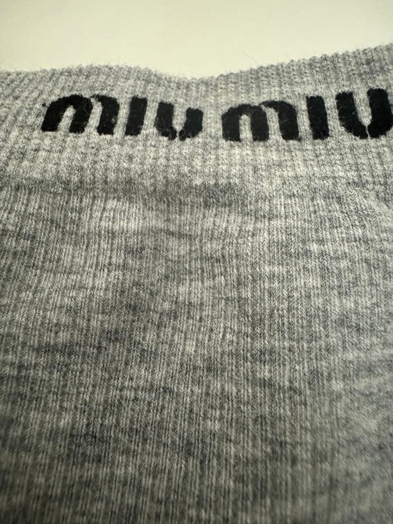 ※なこページです※MIUMIU ボクサーショートパンツ グレー XS