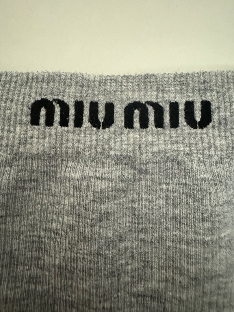 ※なこページです※MIUMIU ボクサーショートパンツ グレー XS