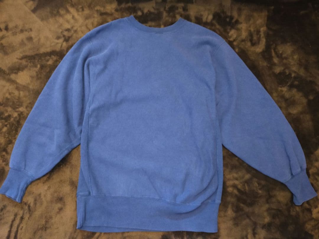 90sChampionリバースウィーブ ナス紺スウェット XL