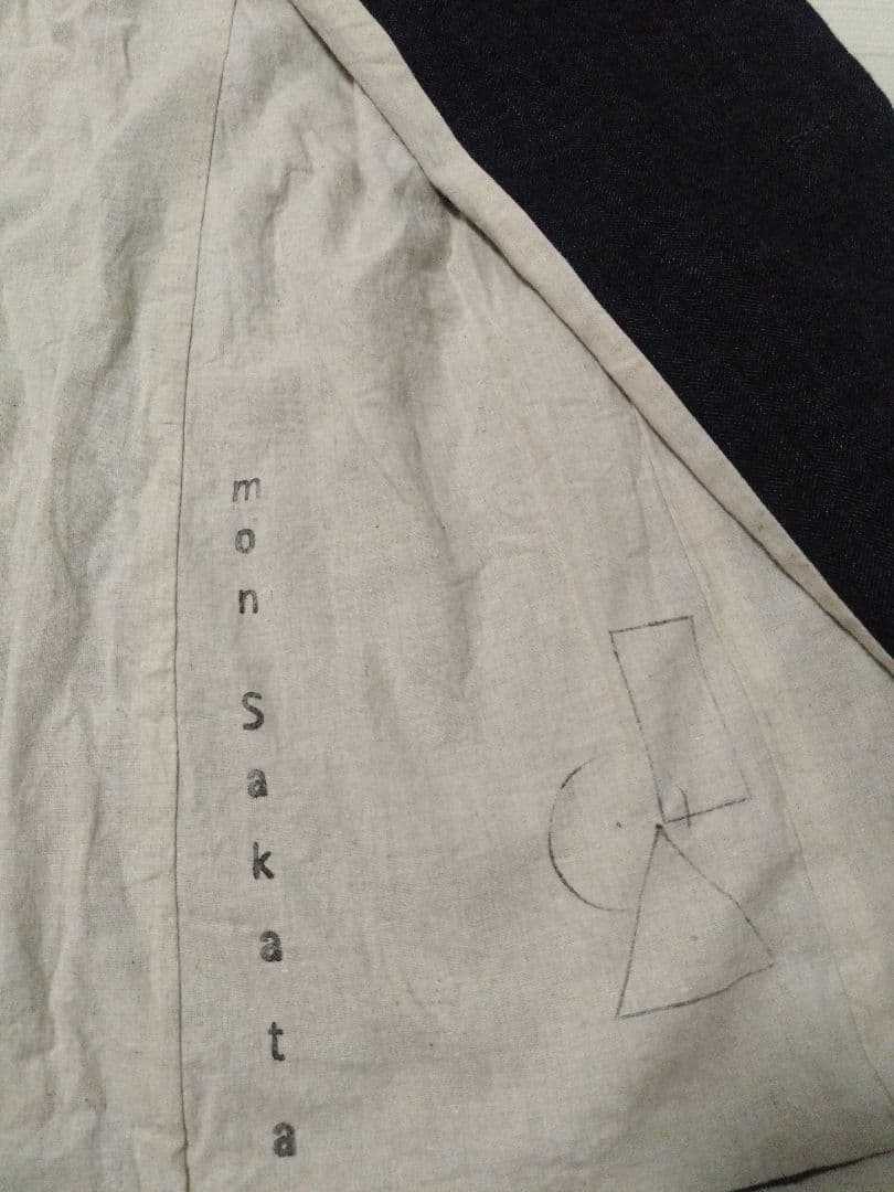 mon sakata　ラウンドカットオフジャケット