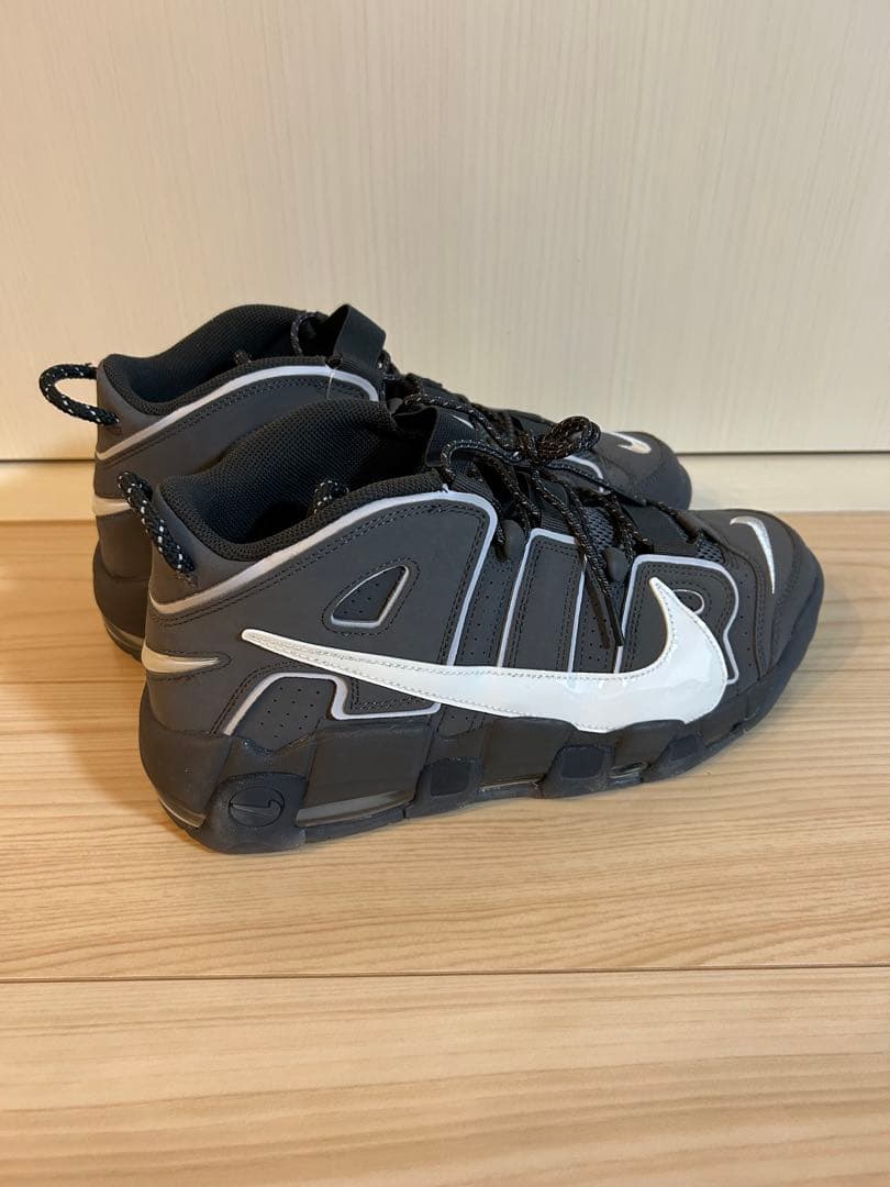 【新品未使用】ナイキ エアモア アップテンポ　IRON GREY