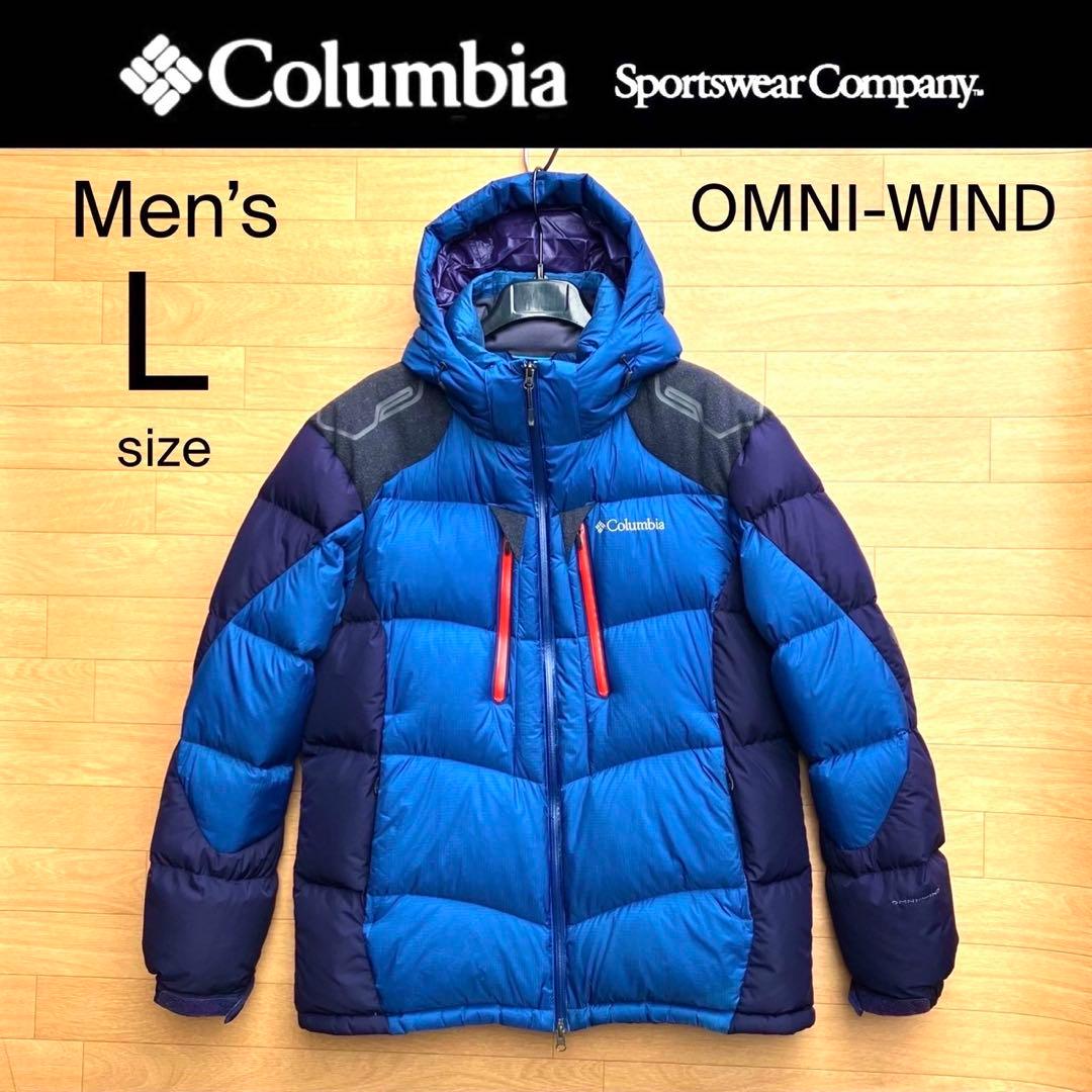 L コロンビア ダウンジャケット ダウン ダウンパーカ オムニウィンド
