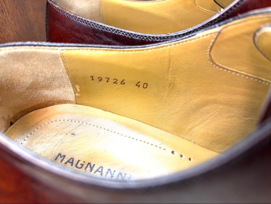 MAGNANNI マグナーニ　ストレートチップ　EU40(25) ブラウン