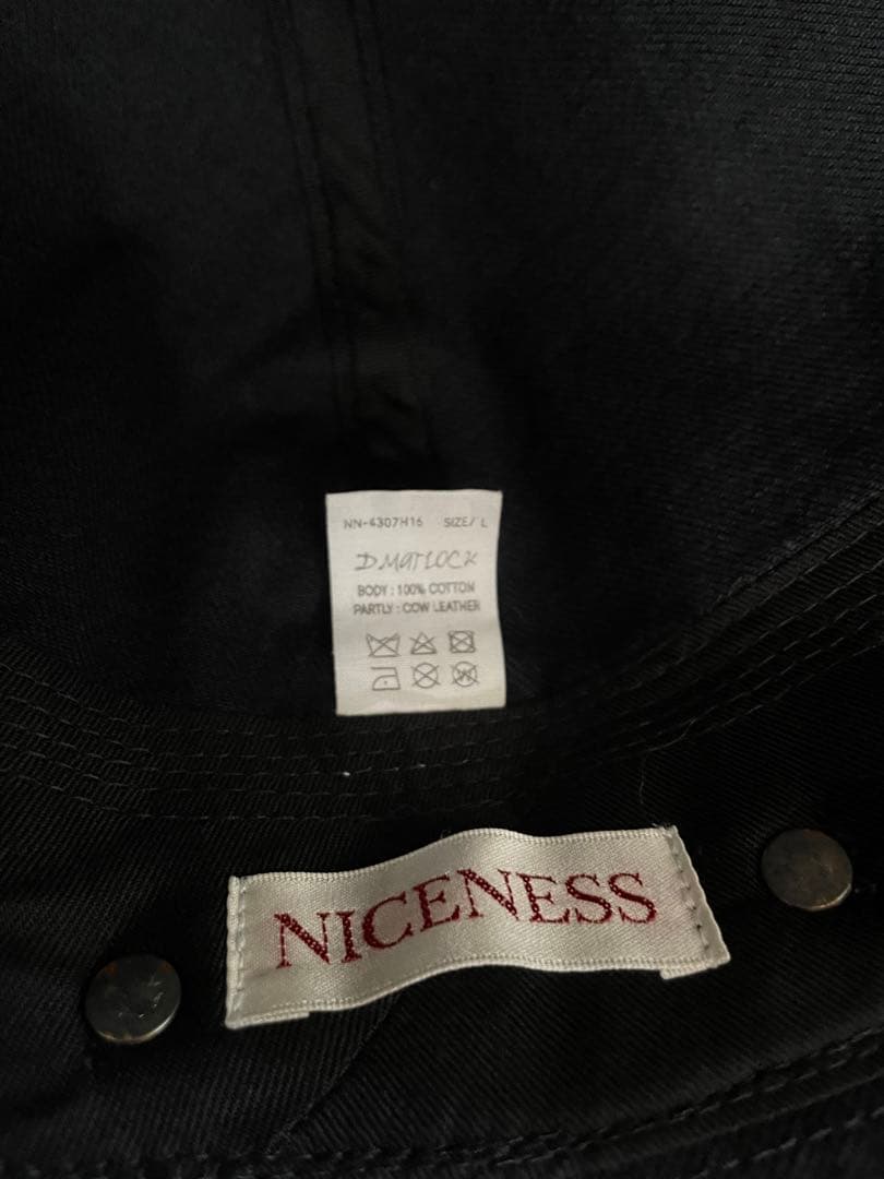 Y*様 NICENESS D.MATLOCK LEATHER TRIM HAT