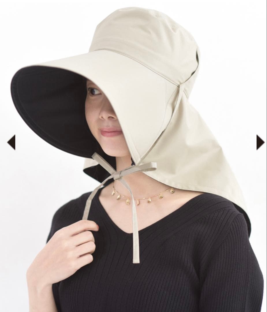 サンバリア100 オーバルハット　ブラック　完全遮光