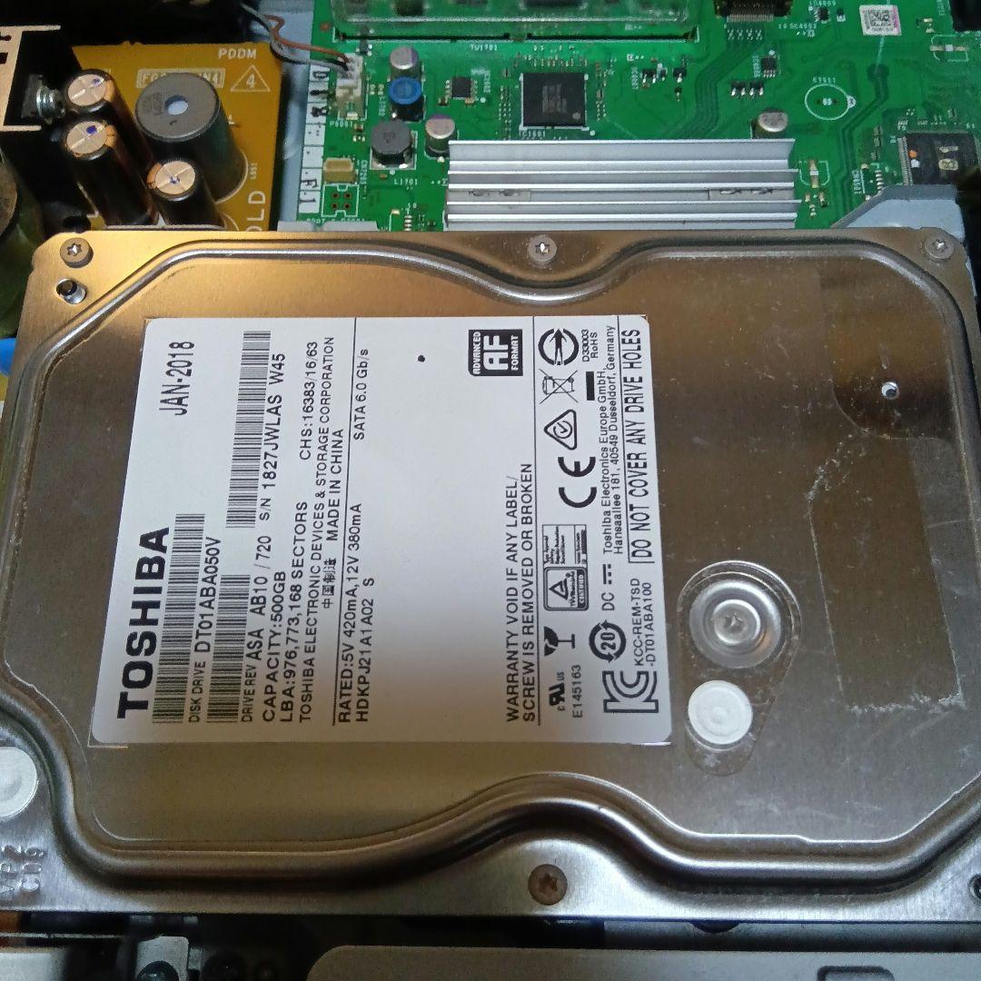 SHARP AQUOSブルーレイ BD-W560 HDD交換