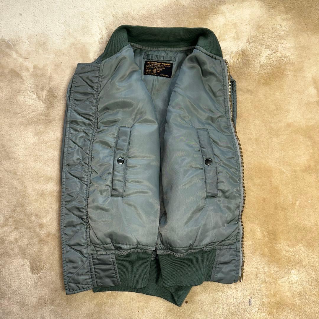 MA-1ベスト　サイズM大きめ