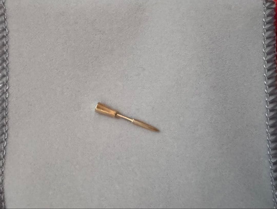 bororo 片耳ピアス tiny wild wedge Sサイズ マット YG