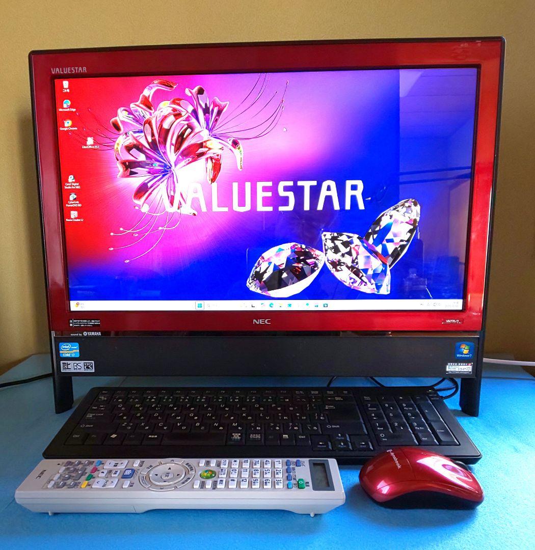 【ジャンク】地デジ視聴可 NEC VALUESTAR PC-VN770FS6R