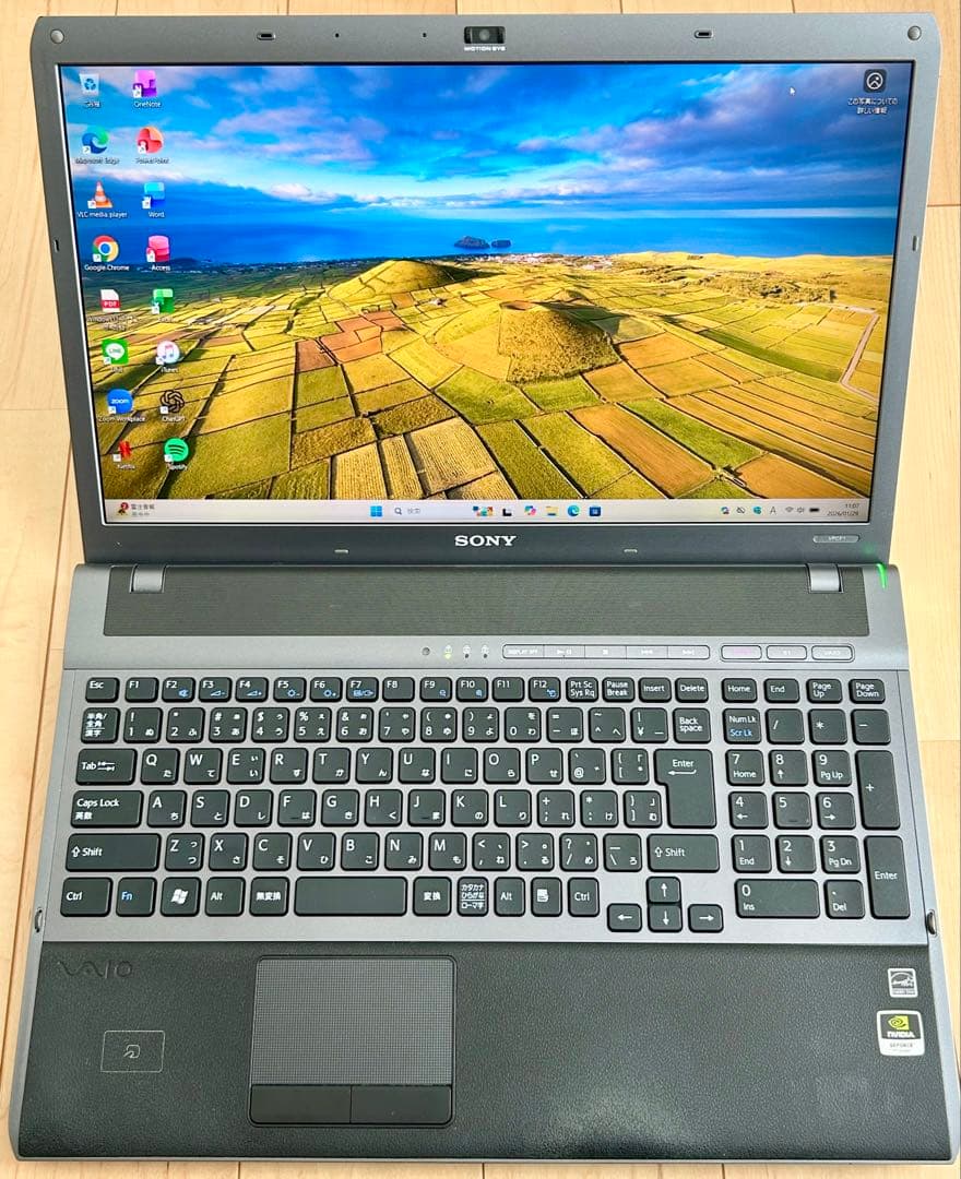 VAIO Corei7 8GB 500GB 新品SSD グラボGT425M