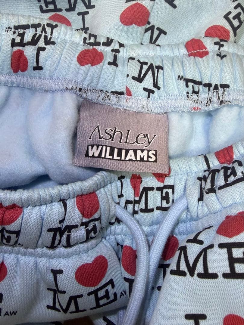 Ashley Williams i hart meスウェット パンツ 水色 L