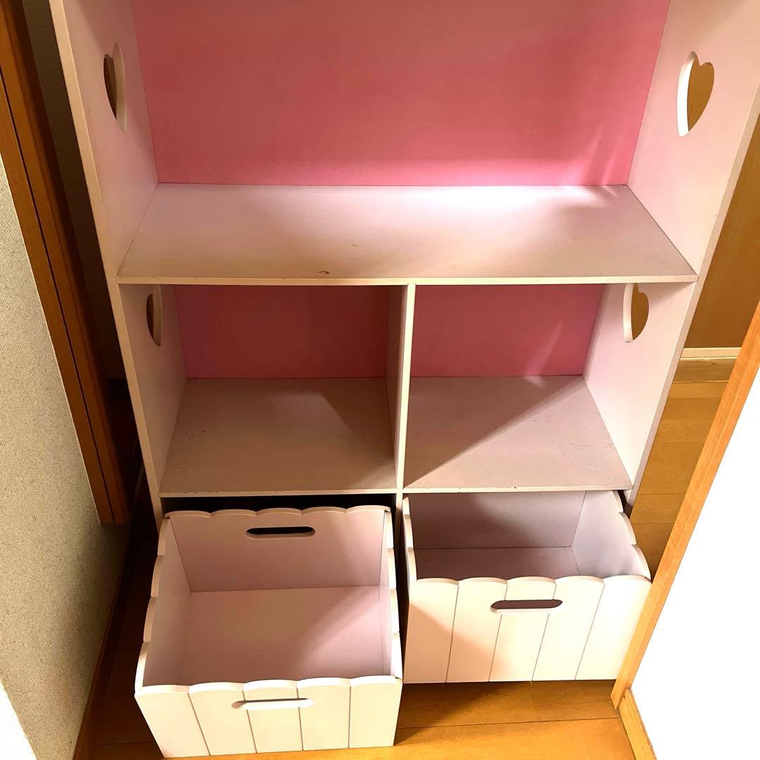 平成レトロ　マザーガーデン　野いちご 棚　家具　本棚　木のおうち型 豪華おまけ付