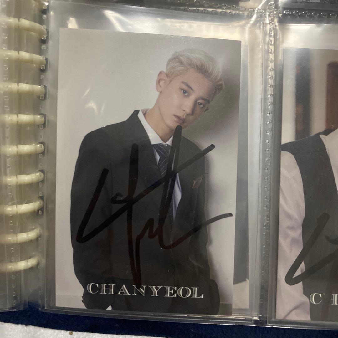 EXO CHANYEOL サイン入りカード 2020