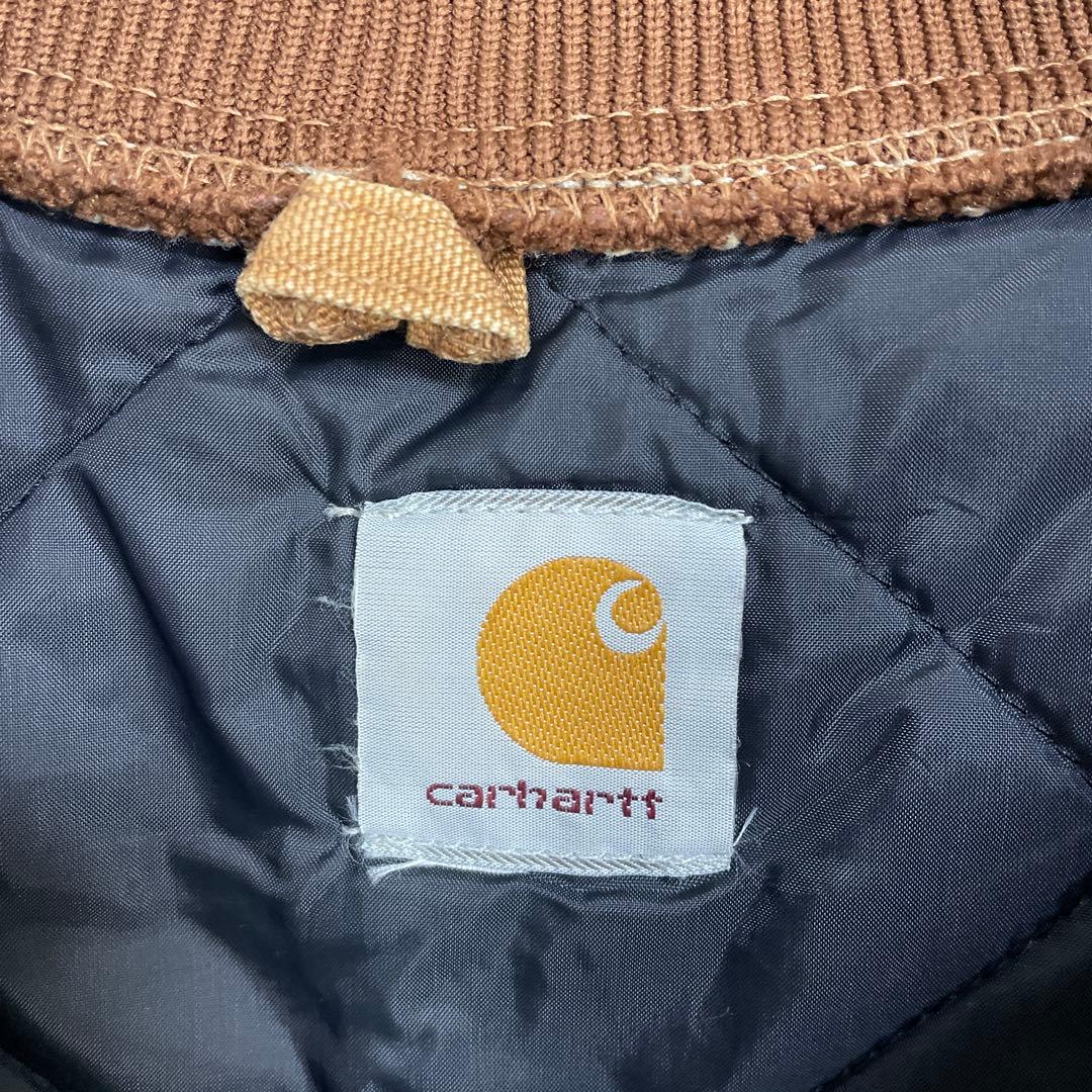 カーハート　ダックベスト　ブラウン　キルティング　ビックサイズ2XL程度