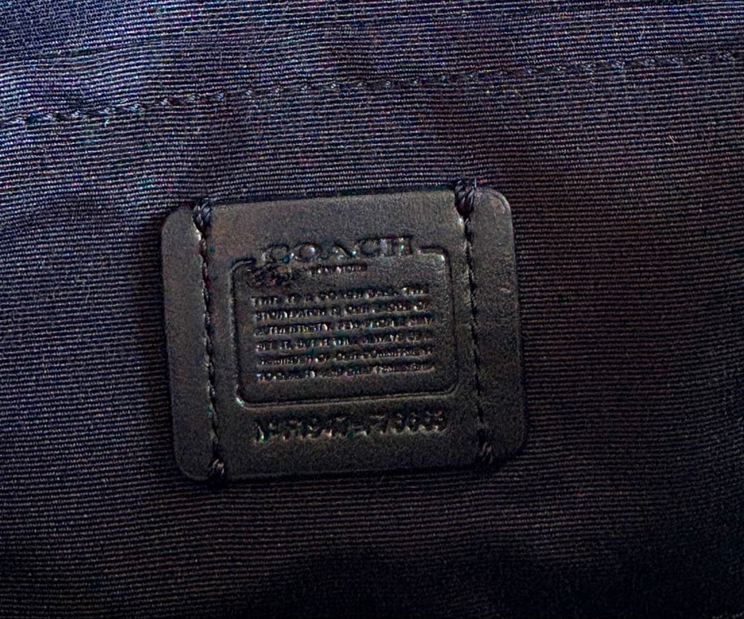 未使用級　COACH×Chelsea 限定コラボ ボディバッグ レザー PVC