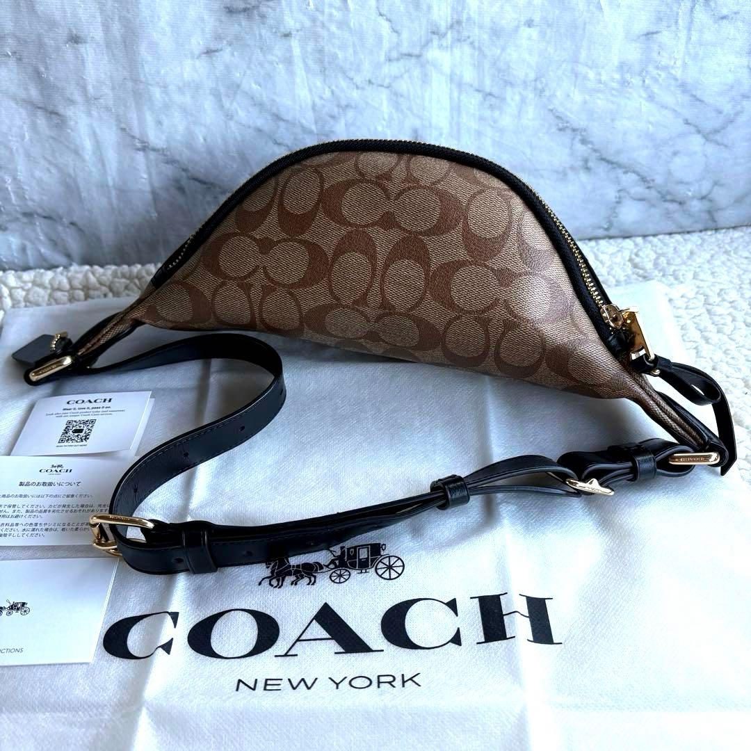 未使用級　COACH×Chelsea 限定コラボ ボディバッグ レザー PVC