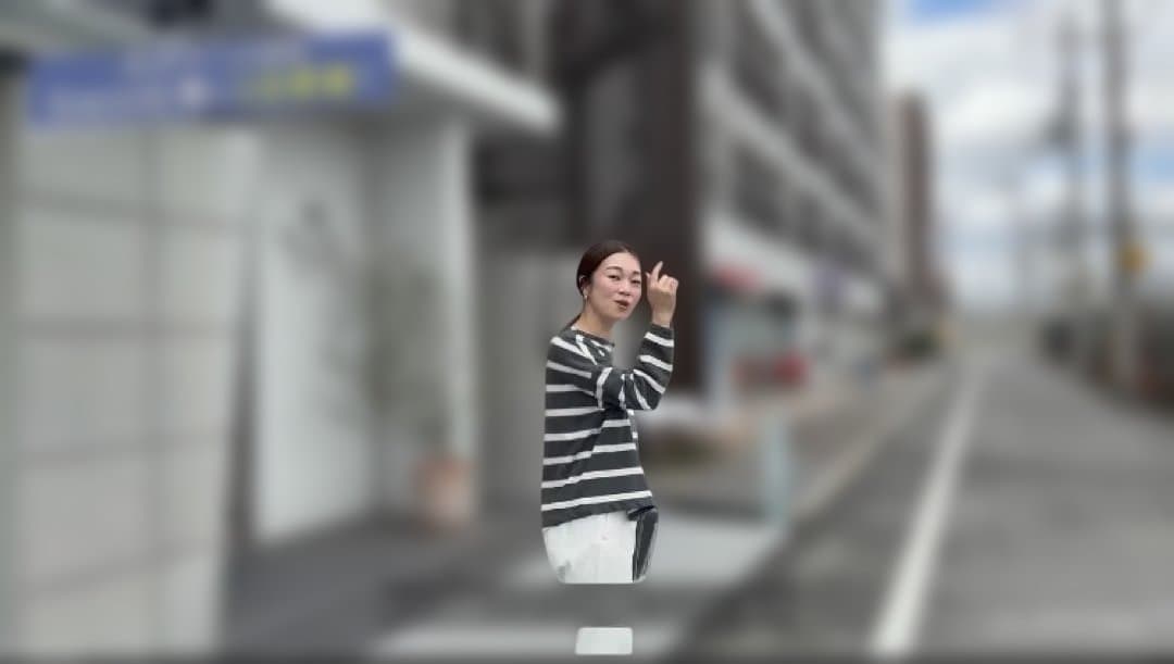 OUR ボーダー長袖カットソー