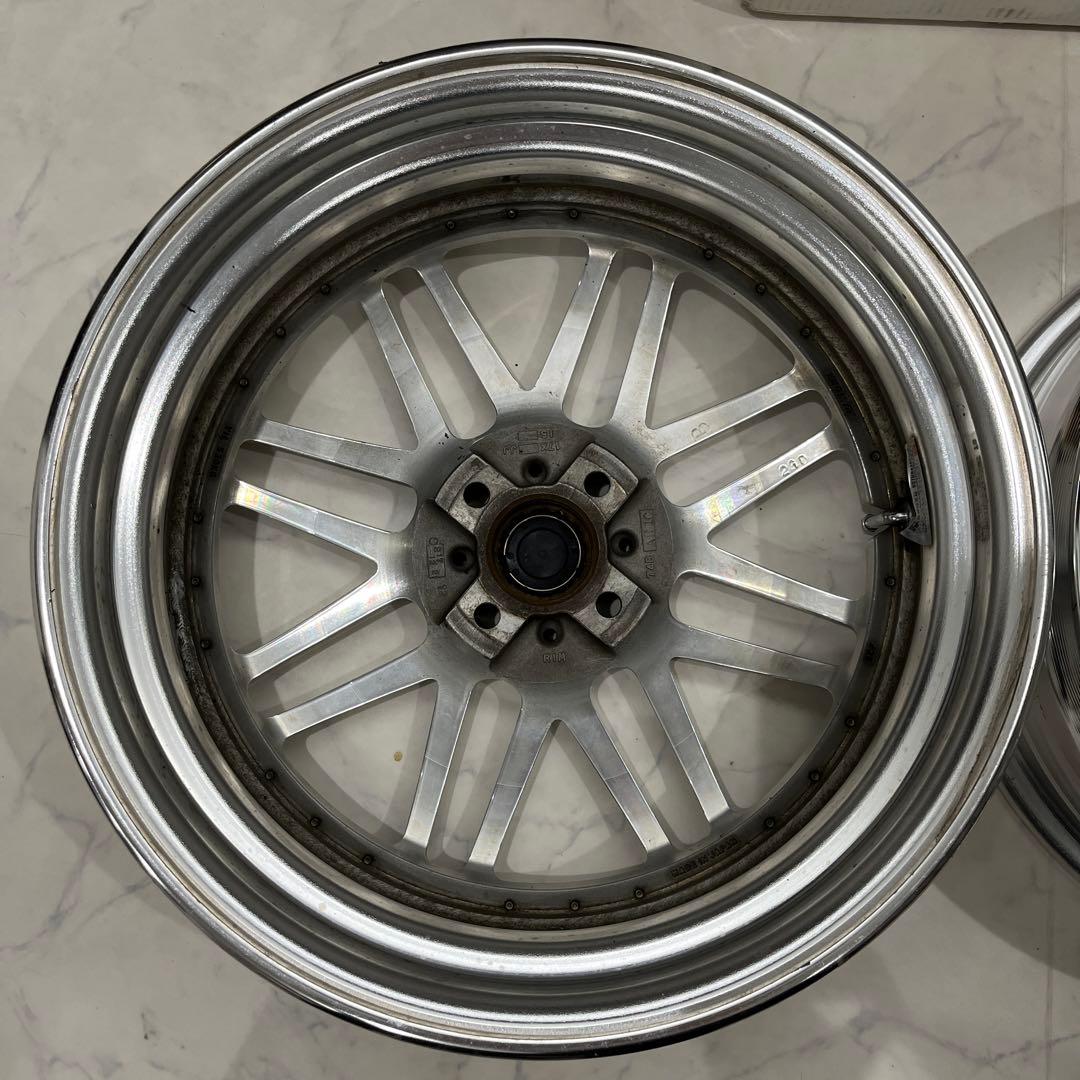 ‼️最終金額‼️ワーク リザルタード17インチ 6J+40 フロント ホイール 2本